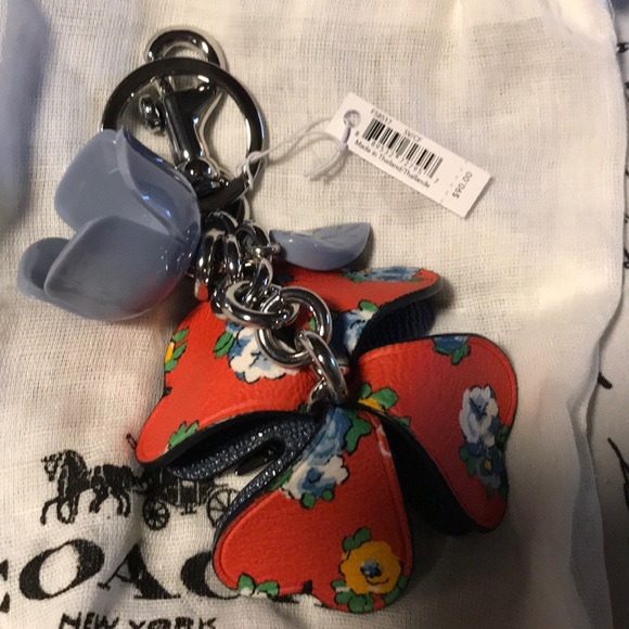 Coach floral keychain - Picture 3 of 3
